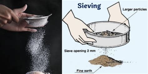 State any five methods of separating a solid solid mixture.