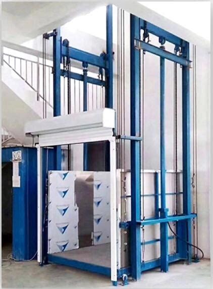 6m Vertical Travel 1T Load Hydraulic Warehouse Cargo Lift Vertical Warehouse Industrial Lift