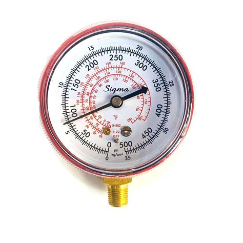 High Pressure Gauge Meter - HVAC Pressure Gauge - Vacuum Gauge