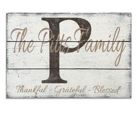 Rustic Personalized Sign Name Sign Family Name Sign | Etsy