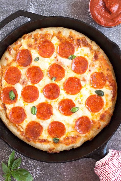 The Best Cast Iron Pan Pizza Recipe