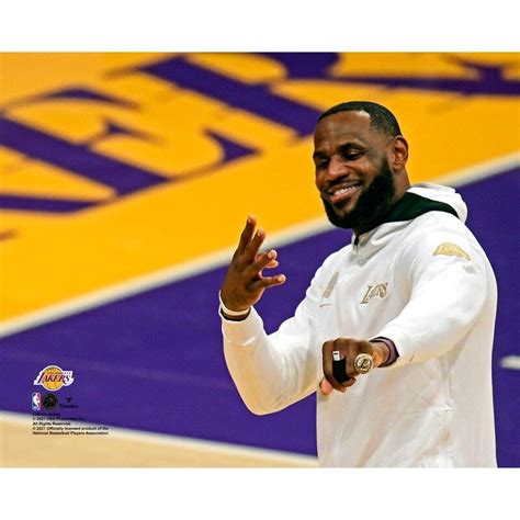 LeBron James Lakers Ring Ceremony Photograph