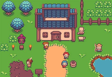 RPG townsfolk pack by Franuka in 2022 | Pixel art design, Pixel art games, Pixel art