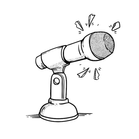 Microphone Outline Images - Free Download on Freepik