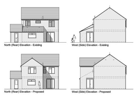 House Plan Drawing With Elevation - Ruma Home Design