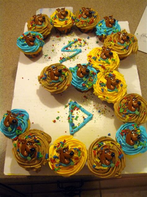 Scooby Doo — Cupcakes! | Scooby doo birthday party, 3rd birthday cakes, Boy birthday parties