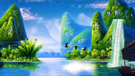 007 Natural background video - Animated background - Beautiful Nature background. 素材視頻 - YouTube