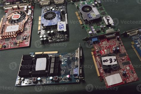 old computer parts 20179495 Stock Photo at Vecteezy