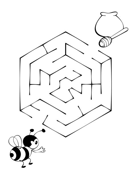 Printable Maze Puzzles For Kids