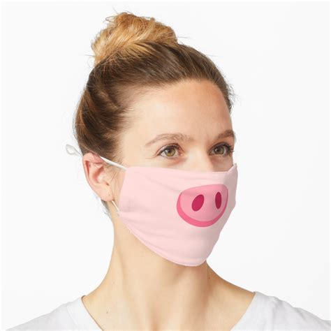 "Pig Snout" Mask for Sale by SillyTees | Redbubble