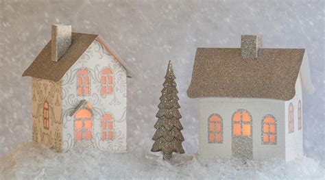 Vintage Christmas Village Houses – Dimensional Paperworks