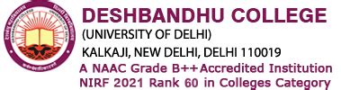 Deshbandhu College, New Delhi Wanted Assistant Professor - Faculty Teachers