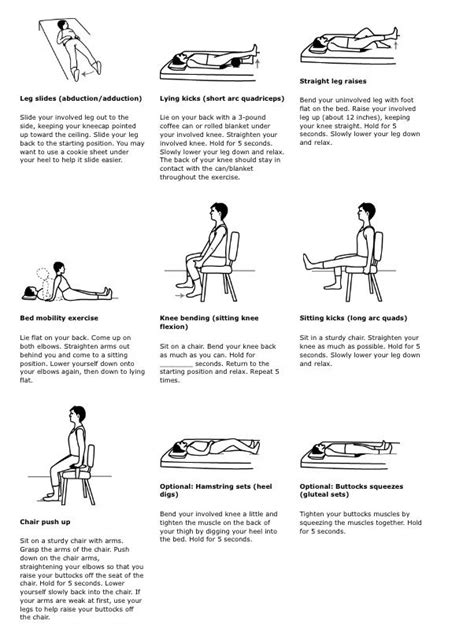 Leg Exercises After Knee Replacement at Jason Kim blog