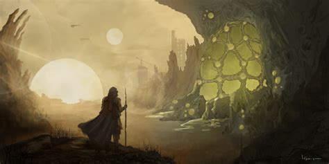 ArtStation - Sci-Fi Earthy-Planet Concept Art