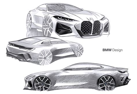 BMW Concept 4 (09/19) _ Design Sketches | Behance :: Behance