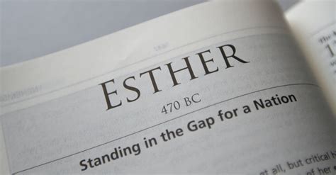 Book of Esther Summary