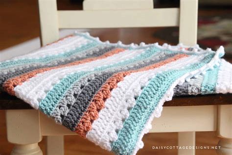 Crochet Blanket Pattern: A Quick & Simple Pattern - Daisy Cottage Designs