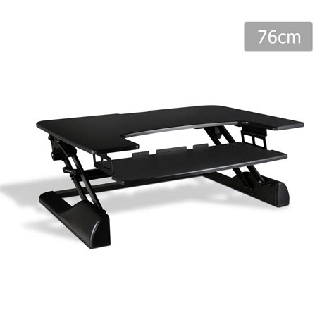 Height Adjustable Standing Desk Riser - Black