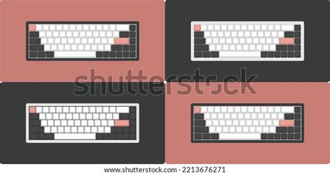 Assorted Mechanical Keyboard Layout Vectors Computer Stock Vector (Royalty Free) 2213676271 ...