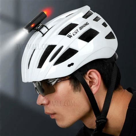 WEST BIKING Bicycle Front Light 2000mAh USB Rechargeable Bike Helmet Headlight