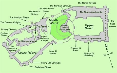 Windsor Castle Map - The Royal Windsor Web Site