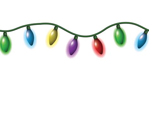 clipart christmas lights no background - Clipground