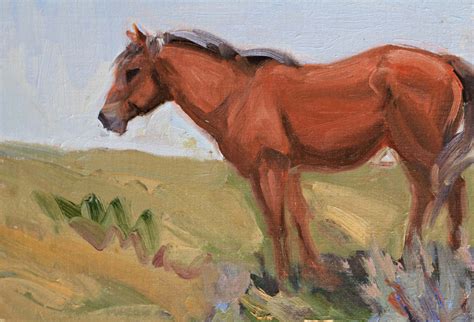 Karen McLain Studio: Wild Horse Plein air Paintings