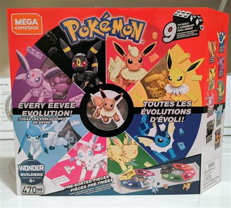 Mega Construx Pokémon Jumbo Eevee & Every Eevee Evolution Bundle | #3840990997