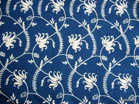 Indian Block Print Cotton Fabric Vegetable Dye Fabric