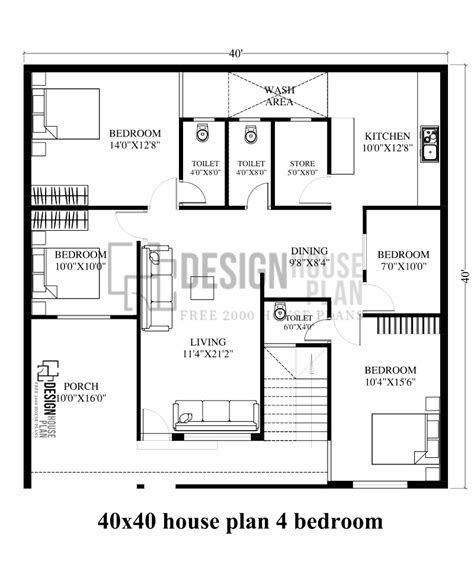 Discover Stunning 1400 Sq Ft House Plans 3D - Get Inspired Today!