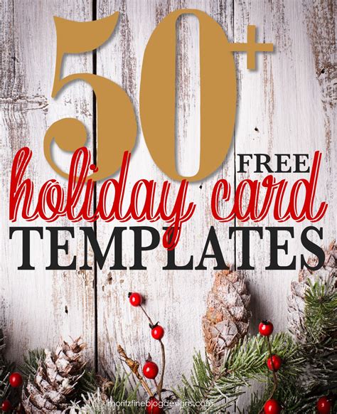 Christmas Card Templates Free Download Pdf