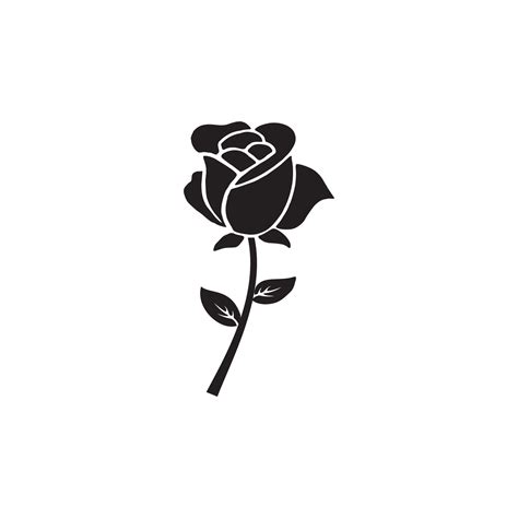 Flower icon, Flower rose vector design illustration. Flower icon simple sign 7528230 Vector Art ...