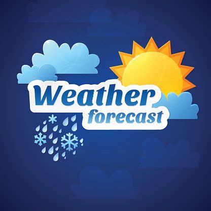 Weather Forecast Vector Illustration Stock Clipart | Royalty-Free | FreeImages