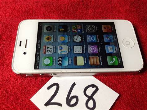 A Shoulder To Lean On: iPhone 4S 16GB White Factory Unlocked IMEI 013062000496492