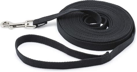 PetSafe Cotton Dog Training Lead, Black , 5/8-in, 20-ft - Chewy.com