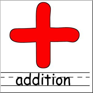 Clip Art: Math Symbols: Set 2: Equals Grayscale Labeled I abcteach.com