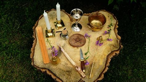 How to set up a Wiccan altar - YouTube