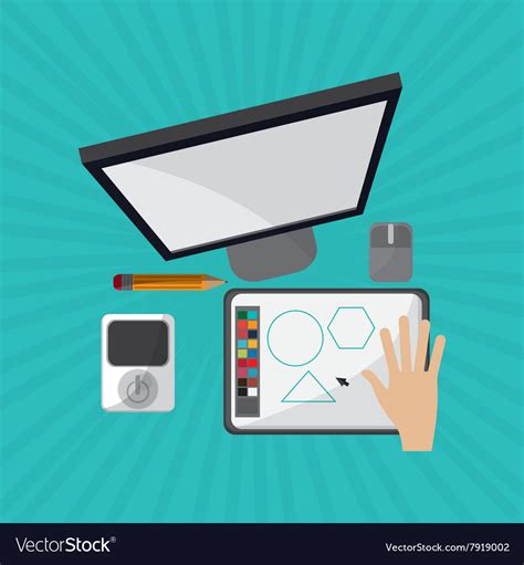 Office icon design Royalty Free Vector Image - VectorStock