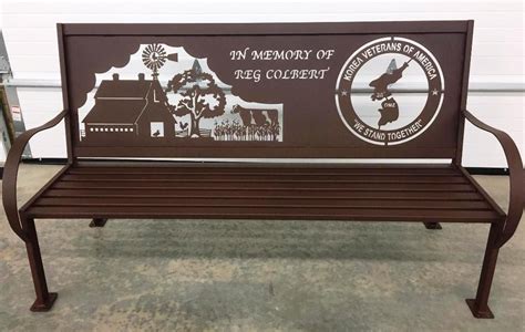 Metal Memorial Benches