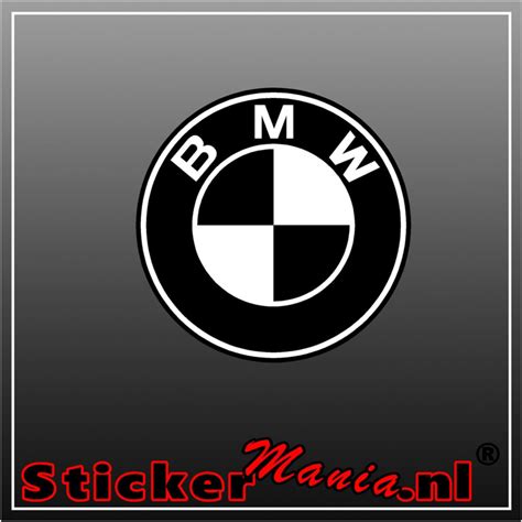 Bmw Logo Zwart Sticker