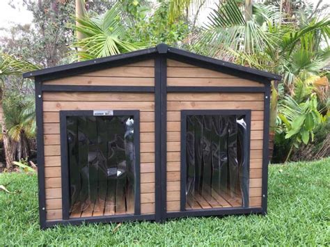 Extra, Extra Large Outdoor Dog Kennel with Double Doors