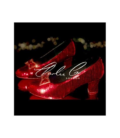 Wearable Costume Sequin Ruby Red Slippers