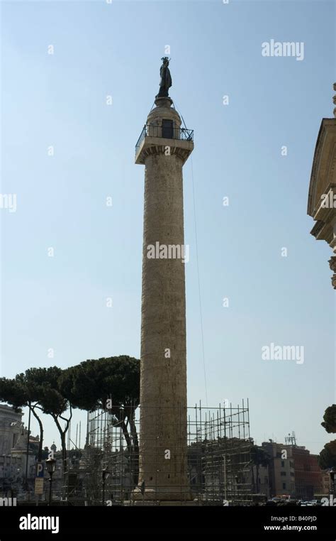 Trajan column, Rome, Italy Stock Photo - Alamy