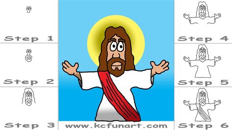 Jesus Cartoon Drawing