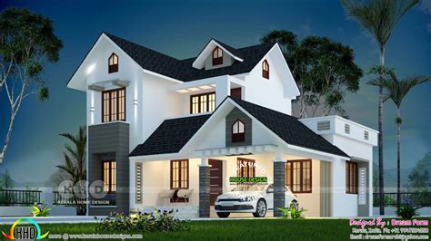 4 bedroom 1831 sq ft modern home design - Kerala Home Design and Floor Plans - 9K+ Dream Houses