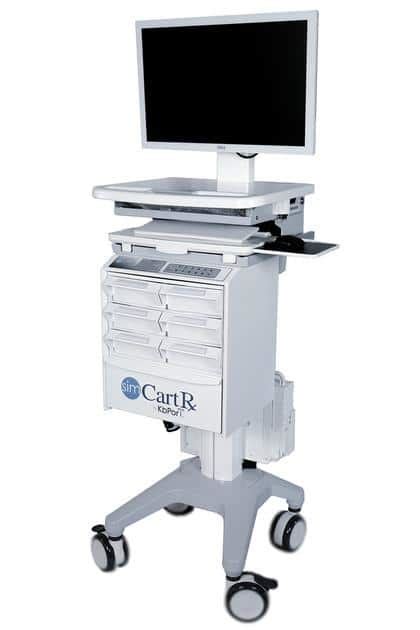 Mobile Medical Workstation Cart on Wheels | Scott-Clark Medical