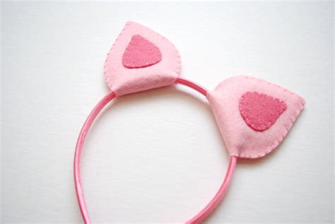 Wool Felt Pig Ears Headband