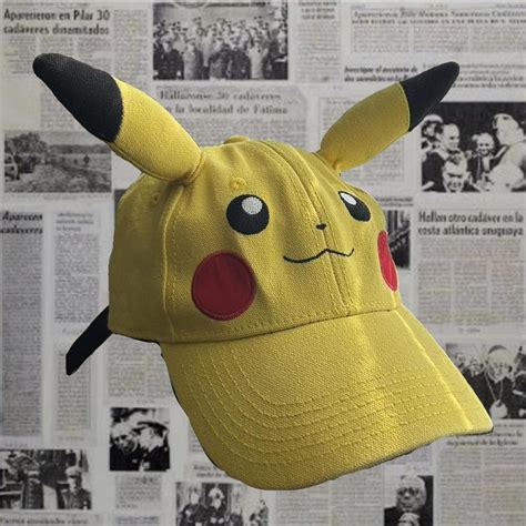 OFFICIAL POKÉMON PIKACHU HAT! Has adjustable strap... - Depop