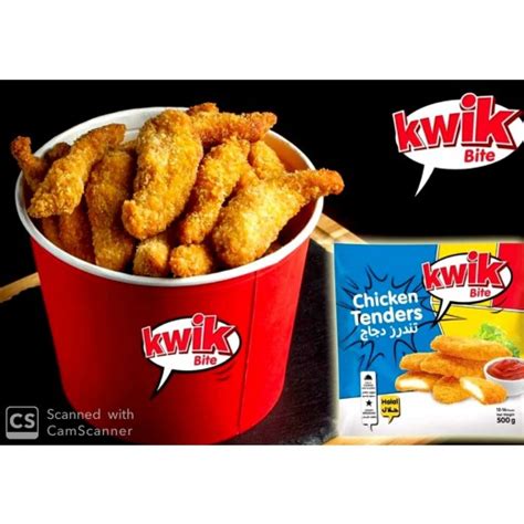 Buy Kwik Bite Chicken Tenders 500 g | توصيل Taw9eel.com