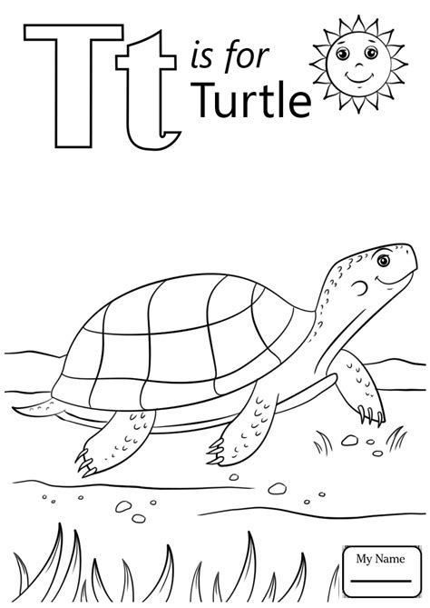 The Letter T Coloring Pages at GetColorings.com | Free printable colorings pages to print and color